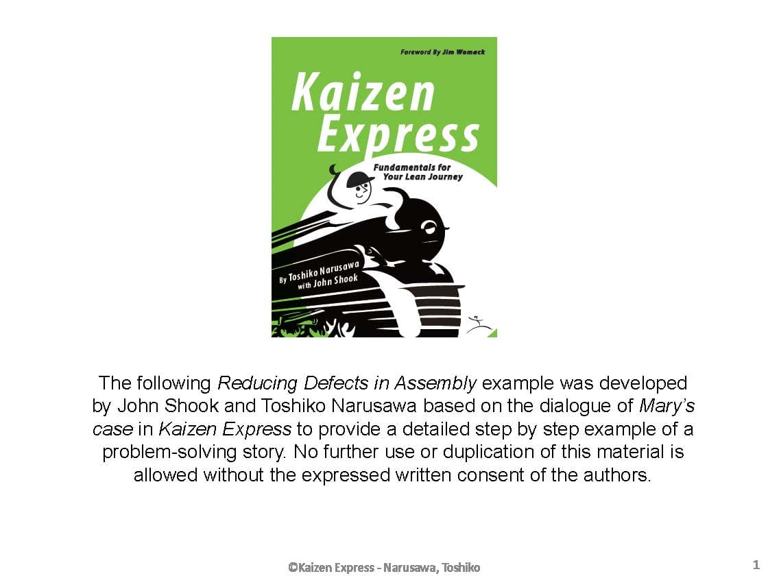 The Complete A3 Process: 76 Steps - Step 1